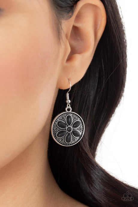 Paparazzi ~ Saguaro Spring ~ Black Earrings