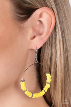 Load image into Gallery viewer, Paparazzi ~ Loudly Layered ~ Yellow Earrings
