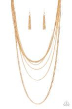 Load image into Gallery viewer, Paparazzi ~ Top of the Food Chain ~ Gold Necklace Set