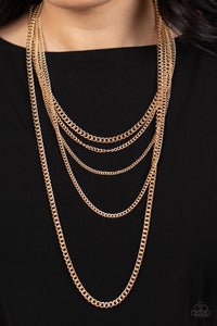 Paparazzi ~ Top of the Food Chain ~ Gold Necklace Set