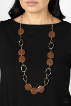 Load image into Gallery viewer, Paparazzi ~ Posh Promenade ~ Brown Necklace Set