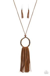 Paparazzi ~ Namaste Mama ~ Brown Necklace Set