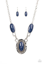 Load image into Gallery viewer, Paparazzi ~ Count to TENACIOUS ~ Blue Necklace Set