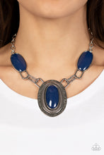 Load image into Gallery viewer, Paparazzi ~ Count to TENACIOUS ~ Blue Necklace Set