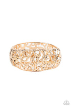 Load image into Gallery viewer, Paparazzi ~ Courtyard Couture ~ Gold Bangle-Like Bracelet