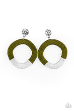 Load image into Gallery viewer, Paparazzi ~ Thats a WRAPAROUND ~ Green Post Earrings