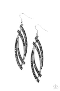Paparazzi ~ Twinkle for Two ~ Silver Earrings