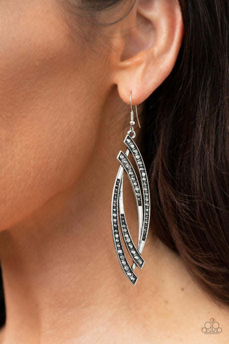 Paparazzi ~ Twinkle for Two ~ Silver Earrings