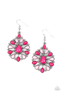 Paparazzi - Lively Luncheon - Pink Earrings