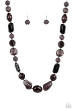 Load image into Gallery viewer, Paparazzi ~ Here Today, GONDOLA Tomorrow ~ Black Necklace Set