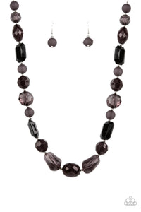 Paparazzi ~ Here Today, GONDOLA Tomorrow ~ Black Necklace Set