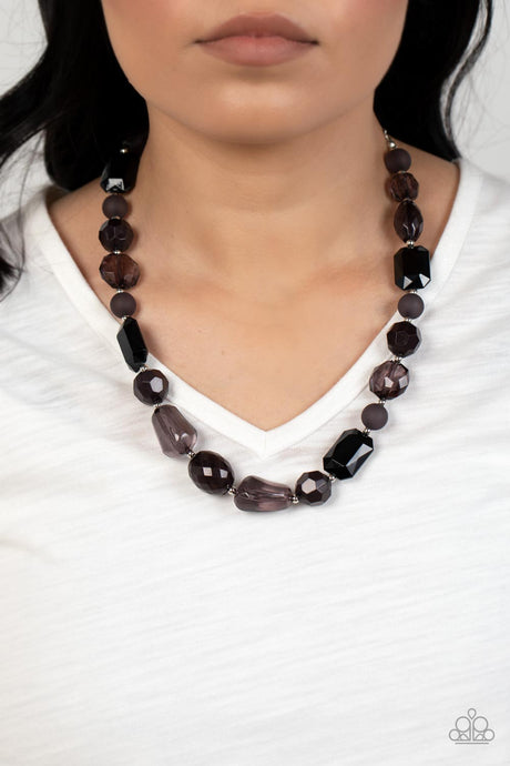 Paparazzi ~ Here Today, GONDOLA Tomorrow ~ Black Necklace Set