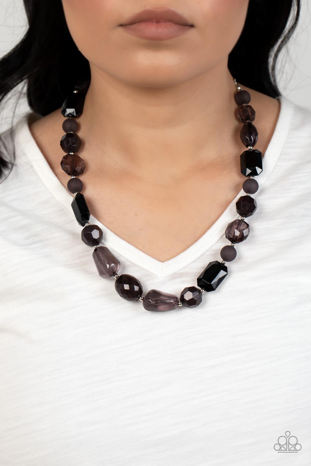 Paparazzi ~ Here Today, GONDOLA Tomorrow ~ Black Necklace Set