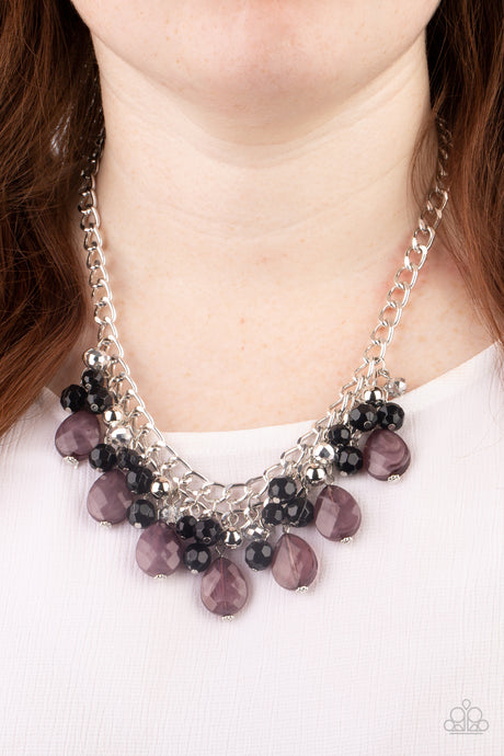 Paparazzi ~ Beachside Dance ~ Black Necklace Set