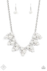 Paparazzi ~ Renown Refinement ~ White Pearl Necklace Set (Fashion Fix Exclusive)