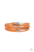Load image into Gallery viewer, Paparazzi ~ Suburban Outing ~ Orange Magnetic  Clasp Bracelet