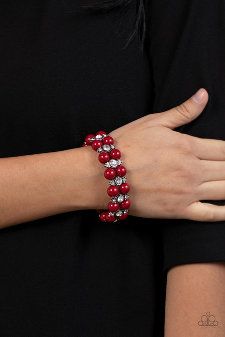 Paparazzi ~ Starlight Reflection ~ Red Bracelet