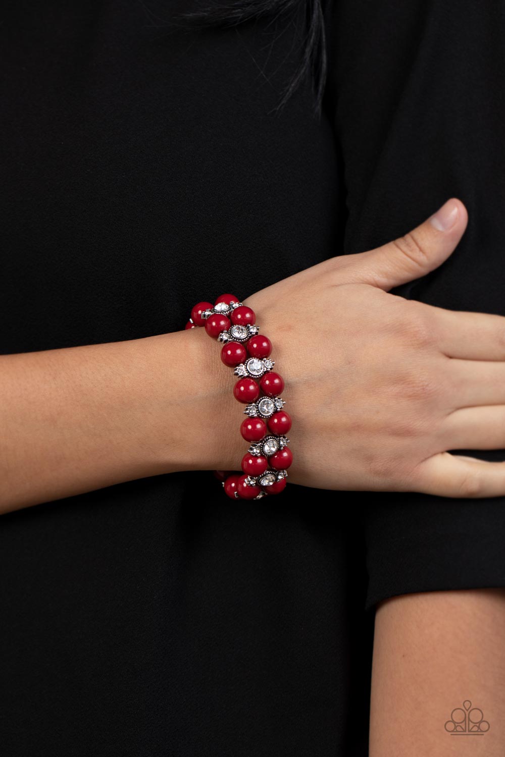 Paparazzi ~ Starlight Reflection ~ Red Bracelet