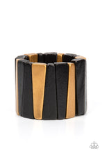 Load image into Gallery viewer, Paparazzi ~ Bahama Boardwalk ~ Black Wooden Bead Bracelet with Stretchy Bands