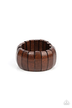 Load image into Gallery viewer, Paparazzi ~ Boardwalk Bonanza ~ Brown Wooden Bracelet