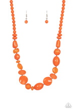 Load image into Gallery viewer, Paparazzi ~ Tropical Tsunami ~ Orange Necklace Set