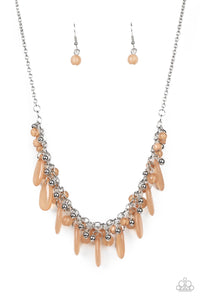 Paparazzi ~ Bahama Mama Mode ~ Brown Necklace Set