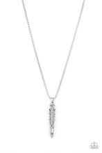Load image into Gallery viewer, Paparazzi ~ Mysterious Marksman ~ Men&#39;s Silver Urban Necklace