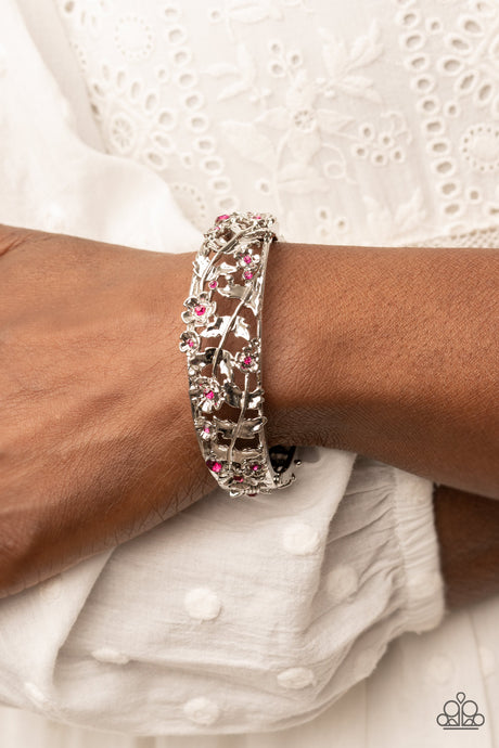 Paparazzi ~ Ripe for the Picking ~ Pink  Bangle-Like Bracelet