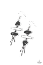 Load image into Gallery viewer, Paparazzi ~ Adventurously Artisan ~ Black Earrings