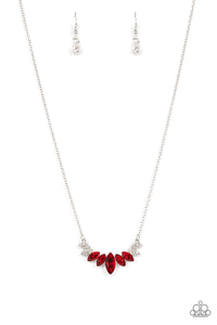 Paparazzi ~ One Empire at a Time ~ Red Necklace Set