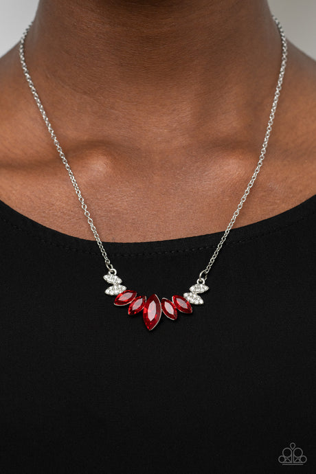 Paparazzi ~ One Empire at a Time ~ Red Necklace Set