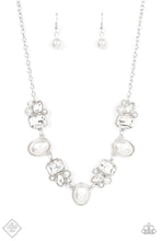 Load image into Gallery viewer, Paparazzi ~ Sensational Showstopper ~ White Necklace and Bracelet Set (Fashion Fix Exclusive)