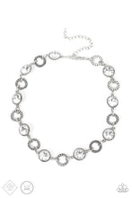 Load image into Gallery viewer, Paparazzi ~ Rhinestone Rollout ~ White Choker Necklace Set (Fashion Fix Exclusive)