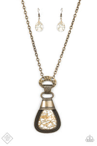 Paparazzi ~ Rodeo Royale ~ Brass Necklace Set (Fashion Fix Exclusive)