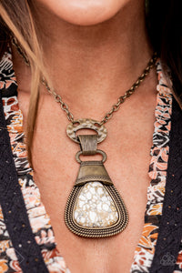 Paparazzi ~ Rodeo Royale ~ Brass Necklace Set (Fashion Fix Exclusive)