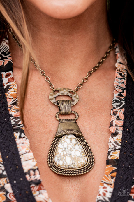 Paparazzi ~ Rodeo Royale ~ Brass Necklace Set (Fashion Fix Exclusive)