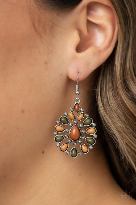 Paparazzi ~ Lively Luncheon ~ Multi-colored Earrings