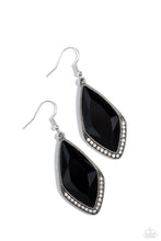 Load image into Gallery viewer, Paparazzi ~ Deco Dazzle ~ Black Earrings