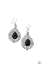 Load image into Gallery viewer, Paparazzi ~ Lets GLOW, Girls! ~ Black Earrings