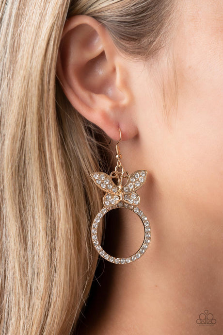 Paparazzi ~ Paradise Found ~ Gold Earrings