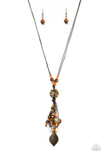 Load image into Gallery viewer, Paparazzi - Knotted Keepsake - Orange Necklace Set