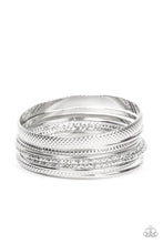 Load image into Gallery viewer, Paparazzi ~ Circlet Circus ~ Silver Bangle Bracelets