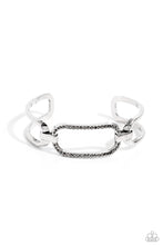 Load image into Gallery viewer, Paparazzi ~ Civic Chic ~ Silver Cuff Bracelet