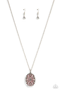 Paparazzi ~ Venice Vacation ~ Pink Pendant Necklace Set