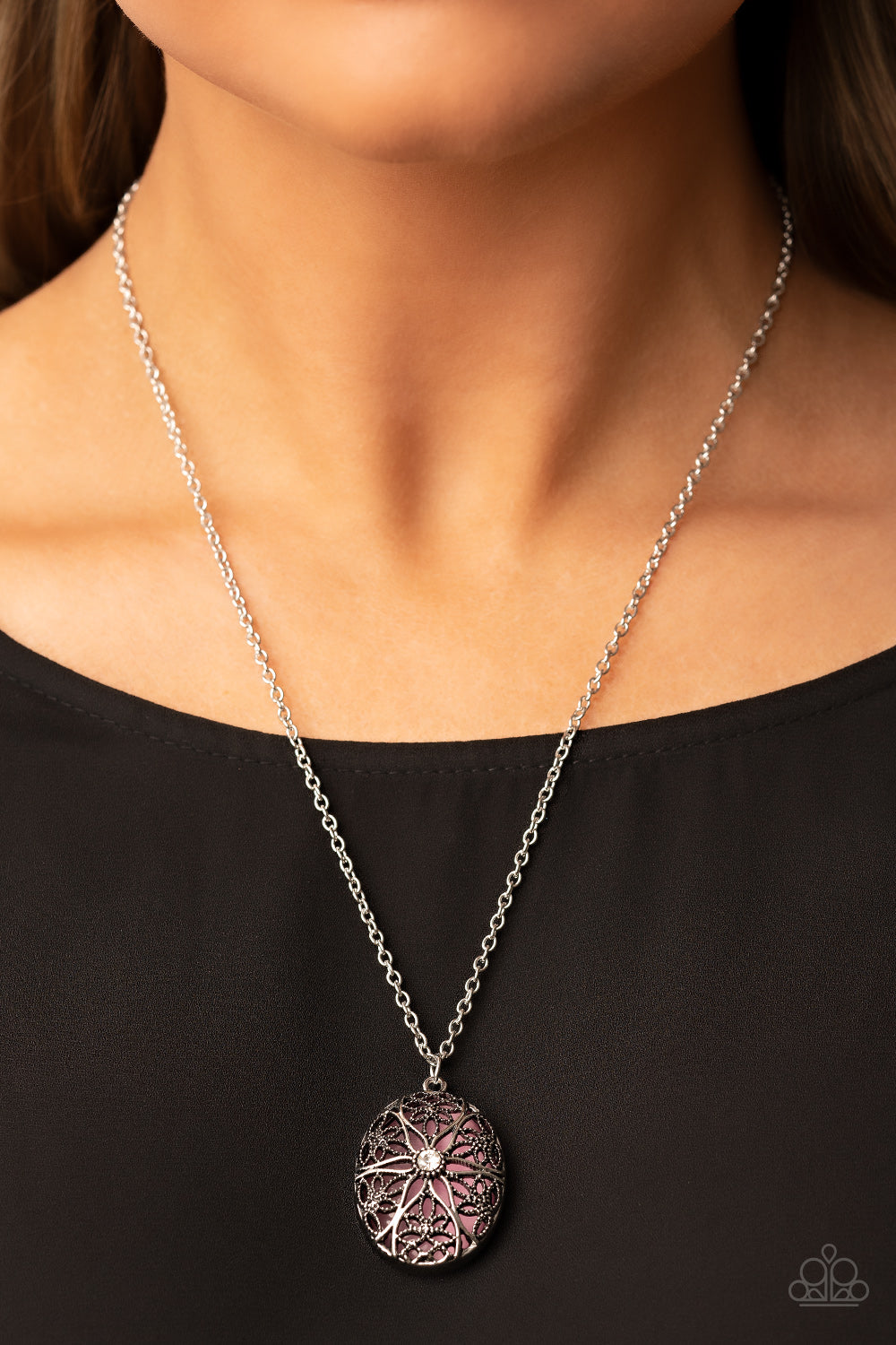 Paparazzi ~ Venice Vacation ~ Pink Pendant Necklace Set