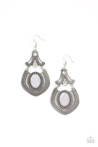 Paparazzi ~ Panama Palace ~ Silver Earrings