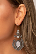 Load image into Gallery viewer, Paparazzi ~ Panama Palace ~ Silver Earrings