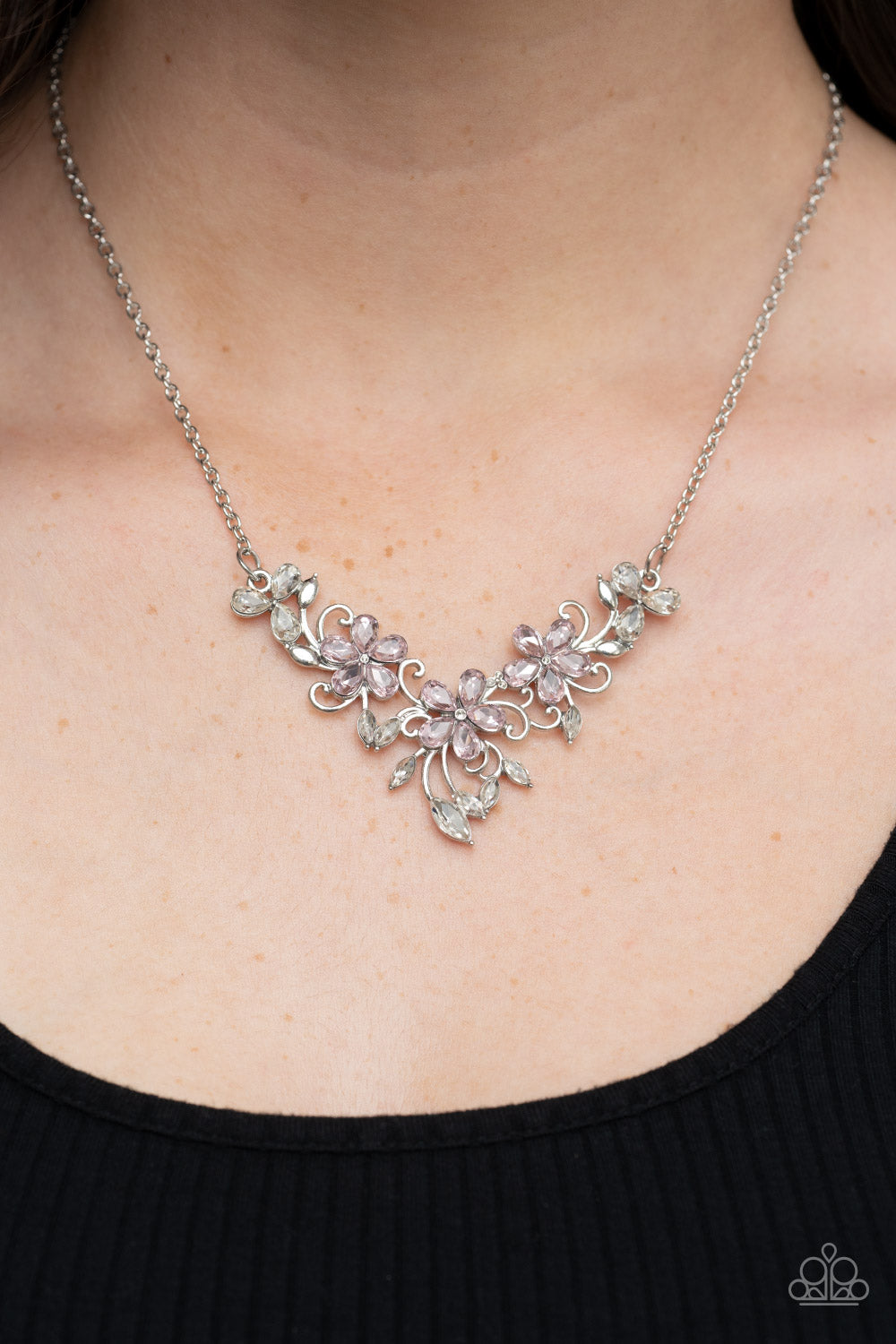 Paparazzi ~ Floral Fashion Show ~ Pink Necklace Set