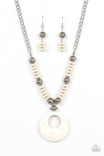 Load image into Gallery viewer, Paparazzi ~ Oasis Goddess ~ White Necklace Set
