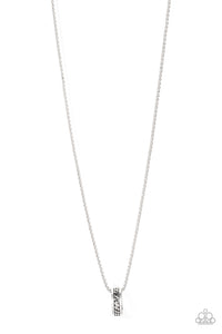 Paparazzi ~ Emotion Potion ~ Men's Silver Urban Necklace